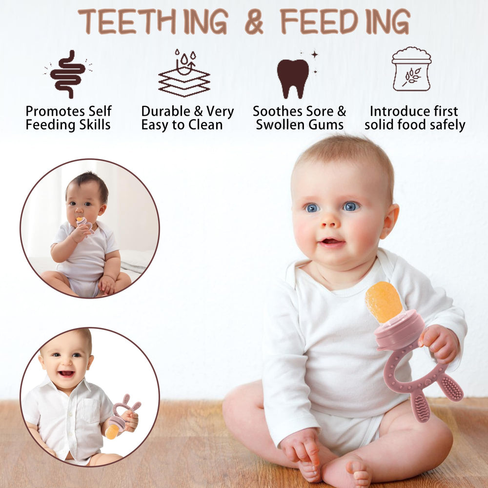 WAJIAYON self-feeding setup supports baby-led weaning and independent snacking