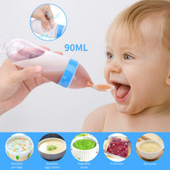 WAJIAYON silicone teat sizes S/M/L highlight varied textures for fruit, yogurt, and minced foods.