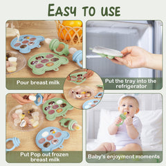 WAJIAYON silicone teething pacifier feeder for gum relief during teething