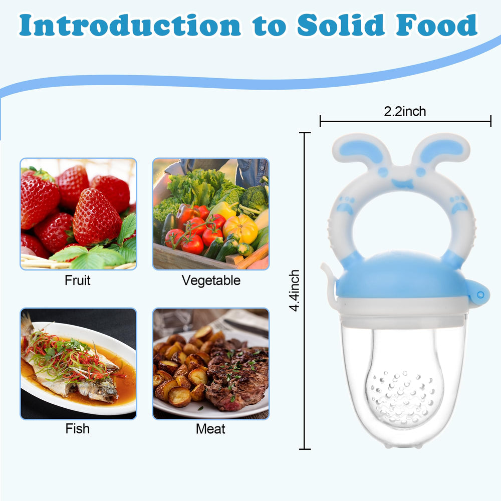 WAJIAYON squeezable spoon feeder dispensing one bite at a time.