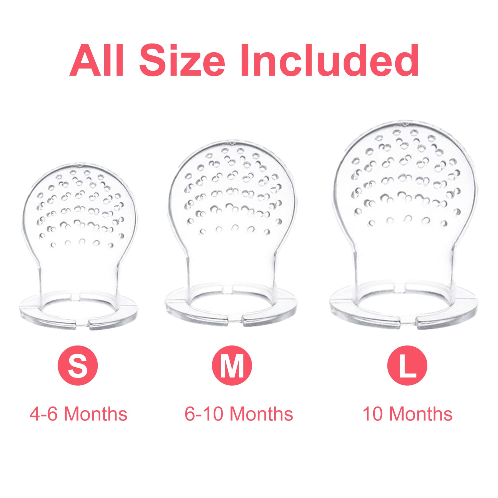 WAJIAYON teething feeder close-up shows soft silicone design
