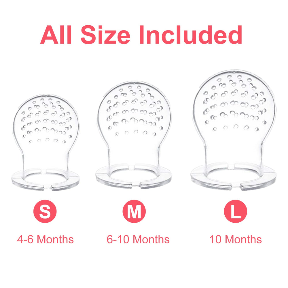 WAJIAYON teething feeder close-up shows soft silicone design