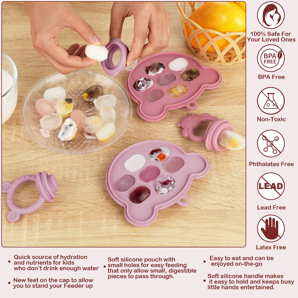 WAJIAYON teething pacifier feeder soothing gums with frozen bites