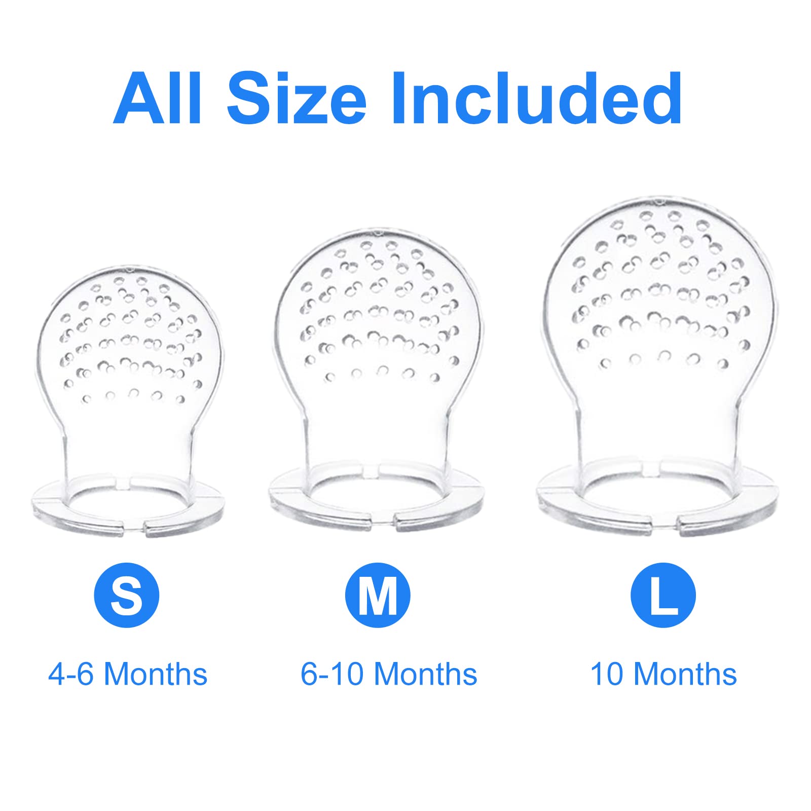 WAJIAYON 3-piece feeding set for snacks and breast milk