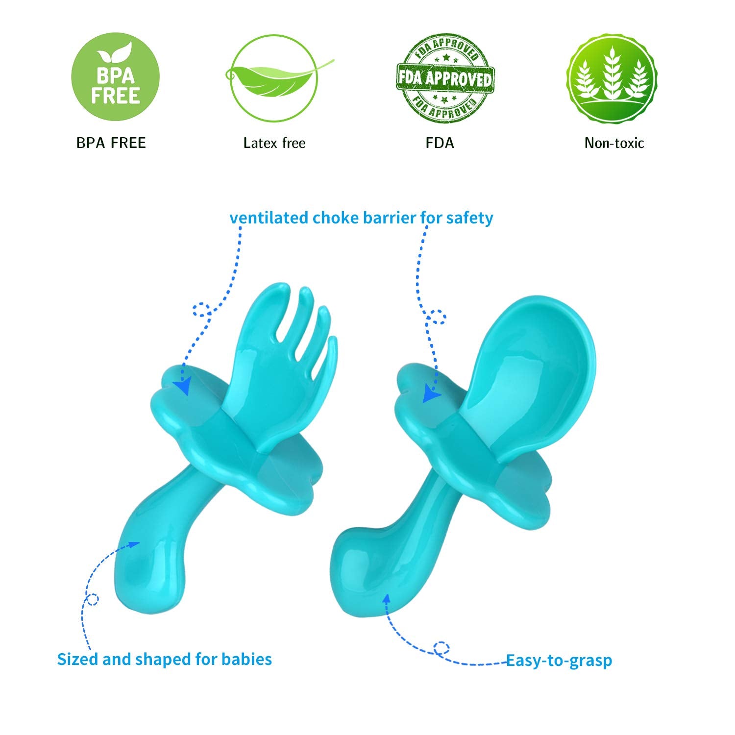 WAJIAYON gift-ready baby feeder set for milestones