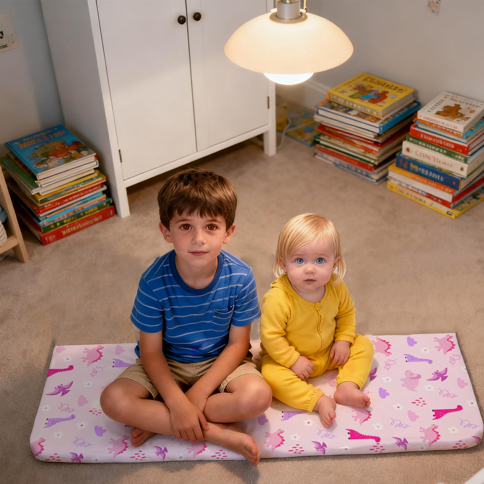 WAKCCIL nap mat cover machine washable fade-resistant colors stay bright