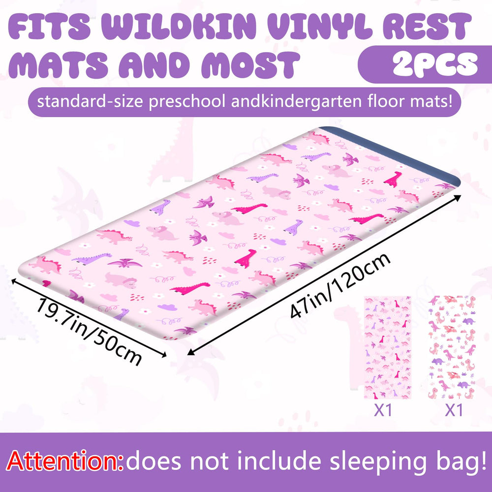 WAKCCIL nap mat cover purple pattern adds cheerful design for preschool naps