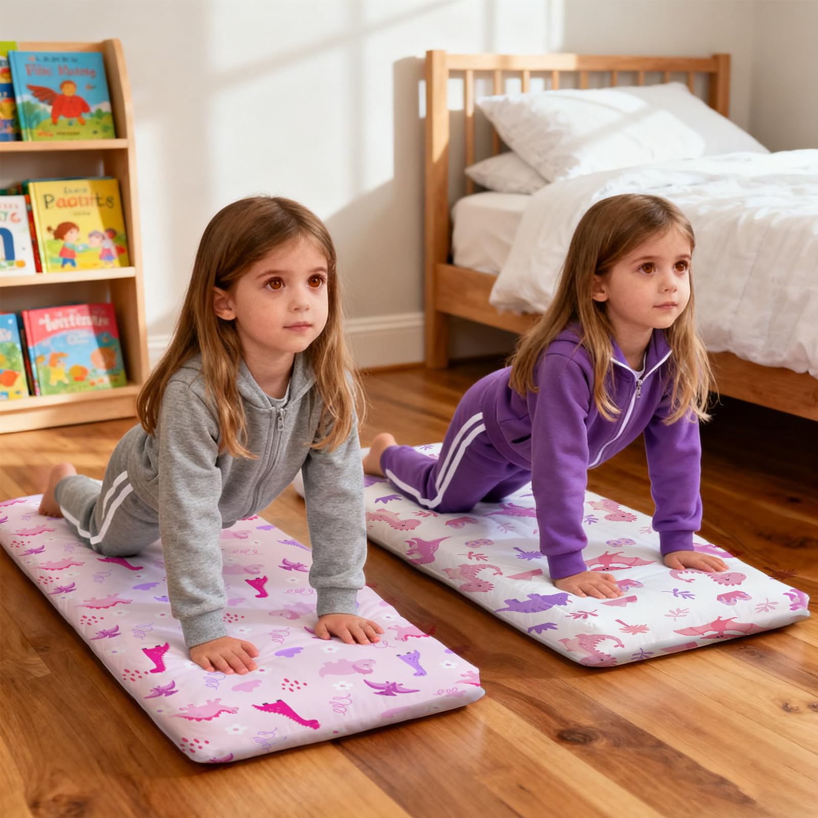WAKCCIL nap mat cover secure non-slip fit keeps mats in place during sleep