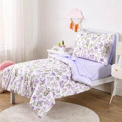 Wake In Cloud comforter closeup showing soft microfiber texture for year-round comfort.