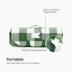 Wake In Cloud cot nap mat blanket-soft delivering cozy all-in-one sleeping setup.