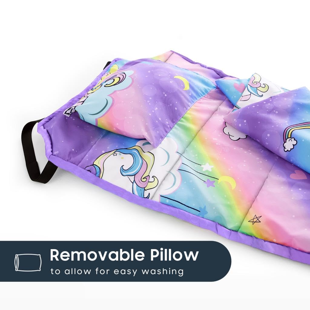 Wake In Cloud 52x22 inch mat offers all-in-one comfort for 3 to 6 year olds.