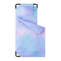 Wake In Cloud cot nap mat mermaid pattern adds playful comfort for preschool naps.
