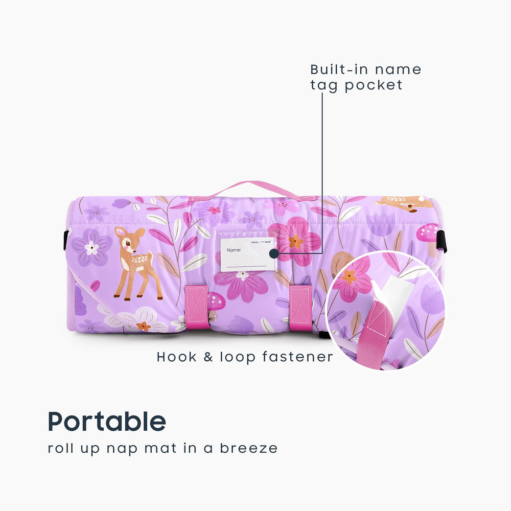 Wake In Cloud cot nap mat pillow detachable for flexible nap setups