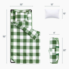 Wake In Cloud cot nap mat pillow-detachable for customizable head support.