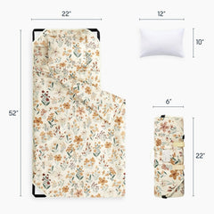 Wake In Cloud cot nap mat pillow detachable shows flexible comfort options for growing kids.