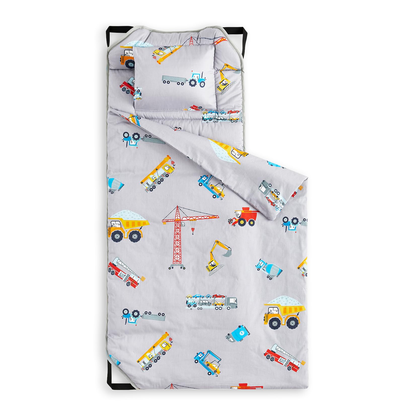 Wake In Cloud cot nap mat transport vehicles illustration supports imaginative nap-time play