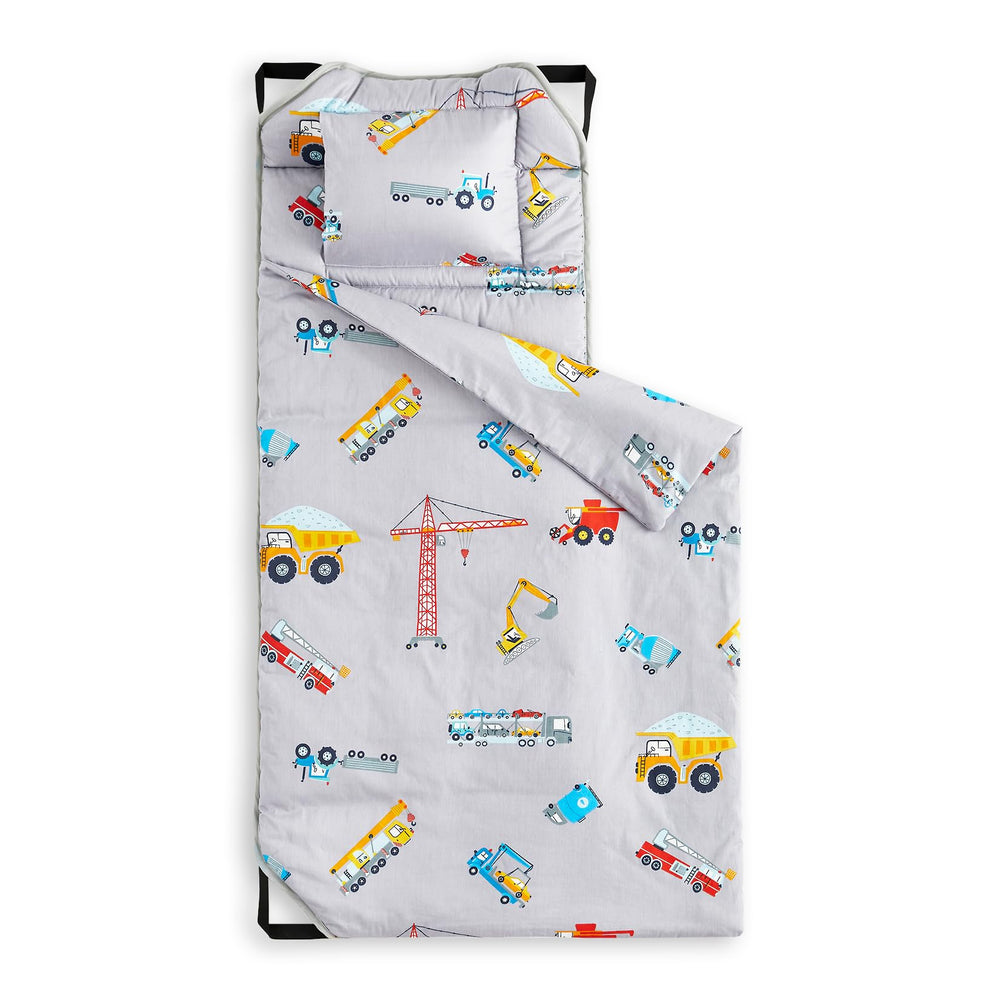 Wake In Cloud cot nap mat transport vehicles illustration supports imaginative nap-time play