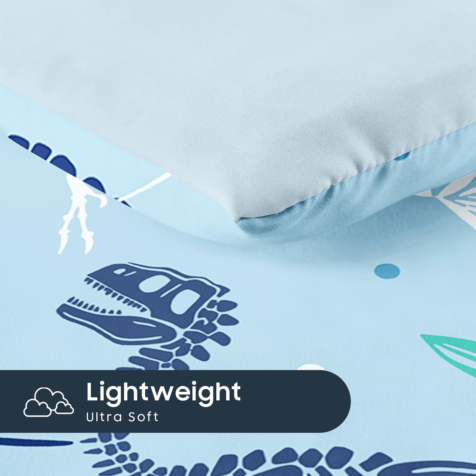 Wake In Cloud microfiber bedding feels silky-soft for restful sleep