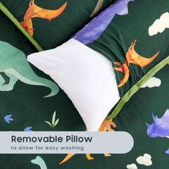 Wake In Cloud nap mat soft microfiber for a gentle sleep surface.