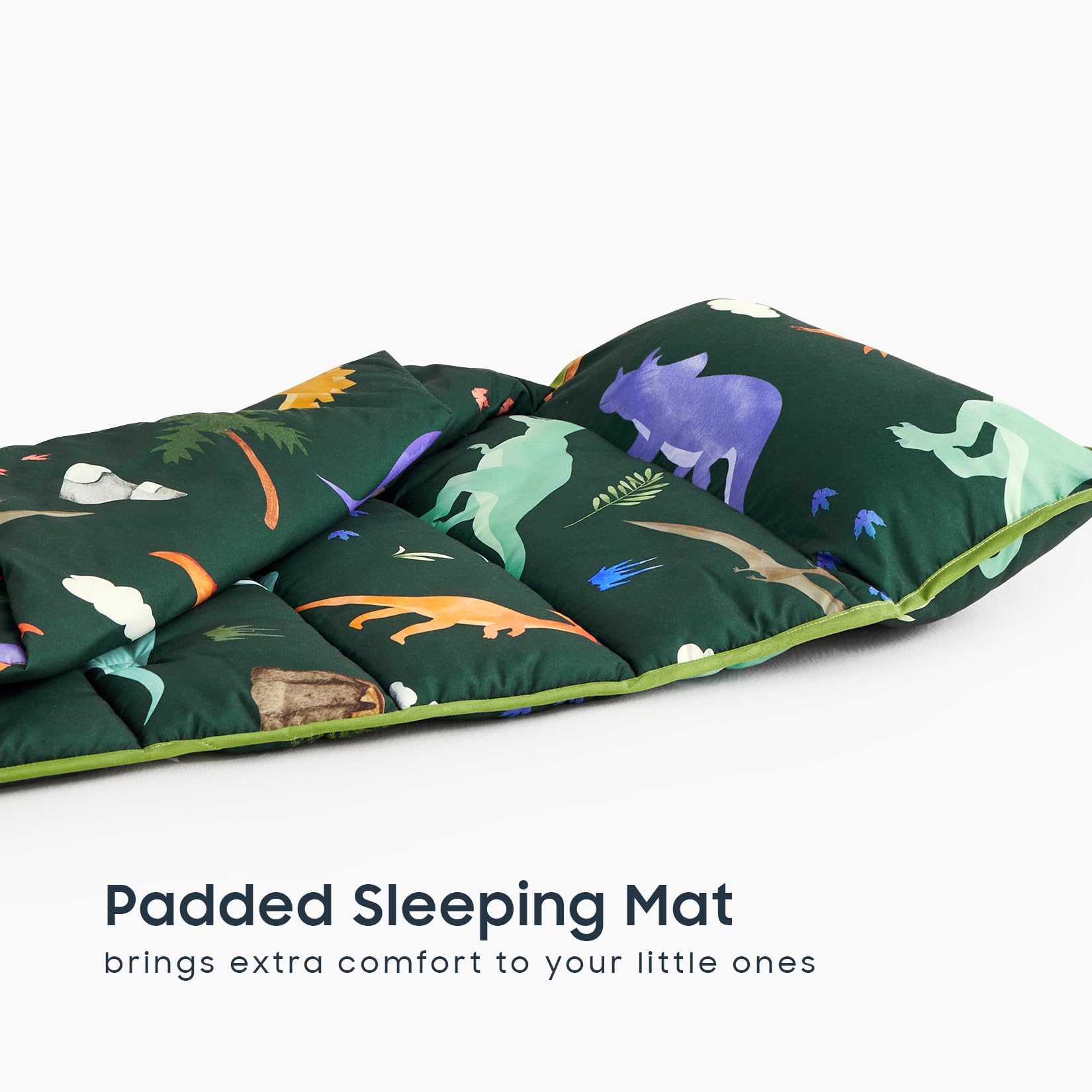 Wake In Cloud nap mat 50 x 20 size supports growing toddlers.