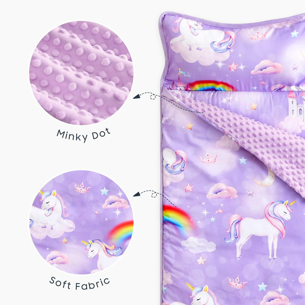 Wake In Cloud nap mat brushed microfiber exterior soft and durable for daily use
