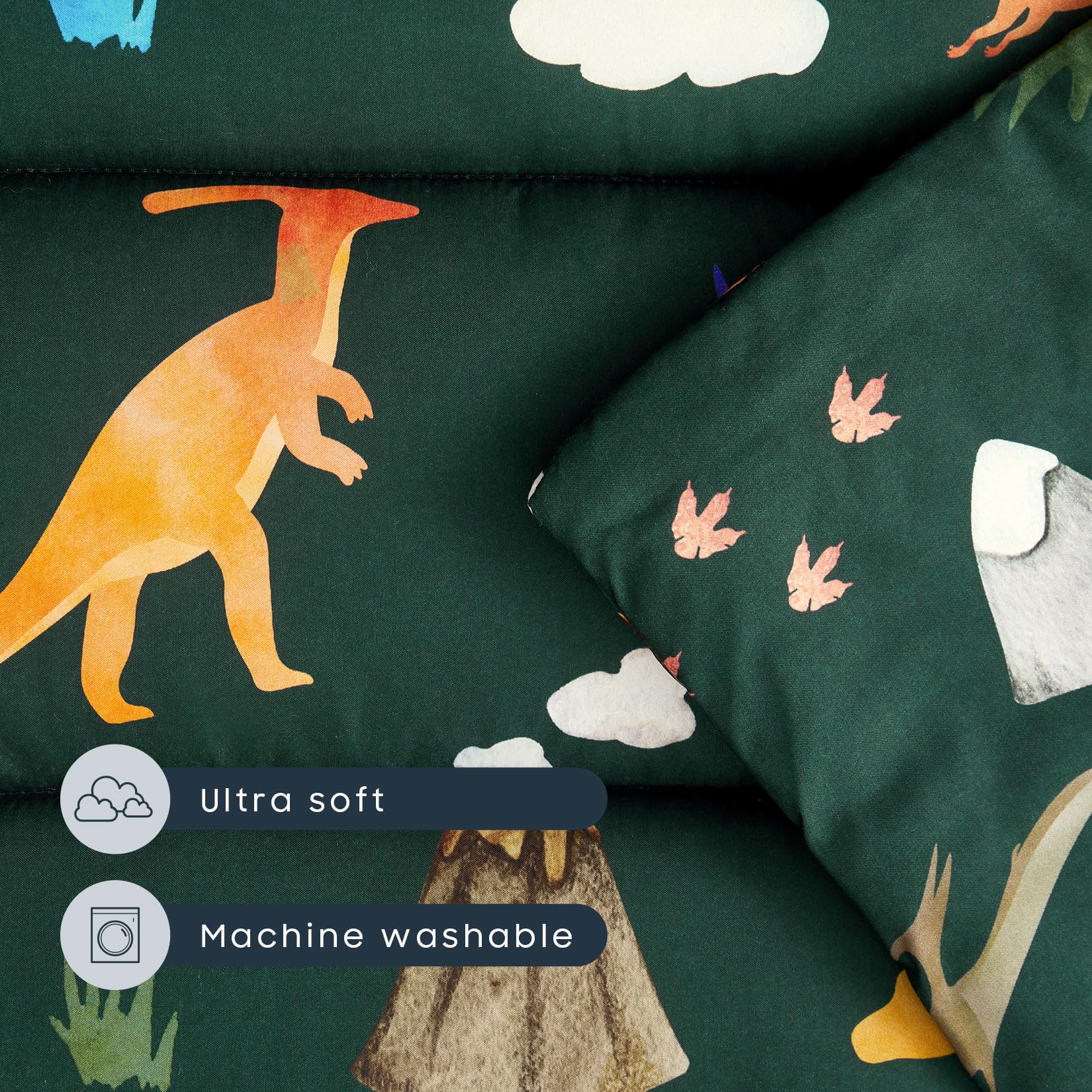 Wake In Cloud nap mat care—removable pillow allows easy washing.