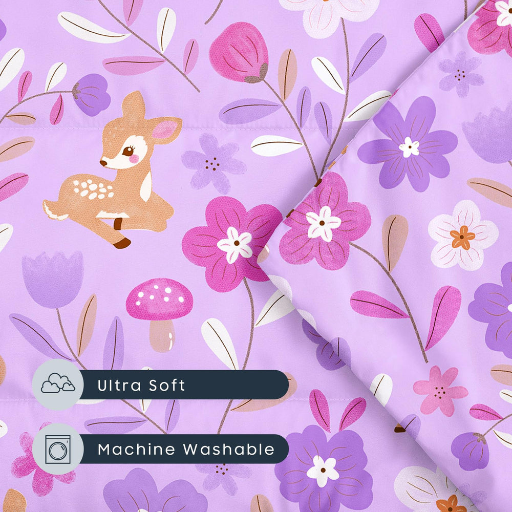 Wake In Cloud floral cot mat used in daycare for nap time