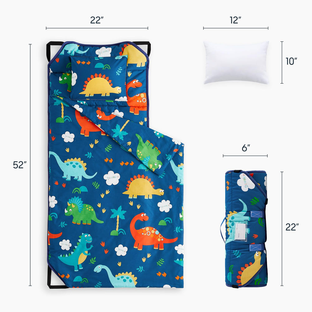 Wake In Cloud nap mat with detachable pillow for flexible nap time