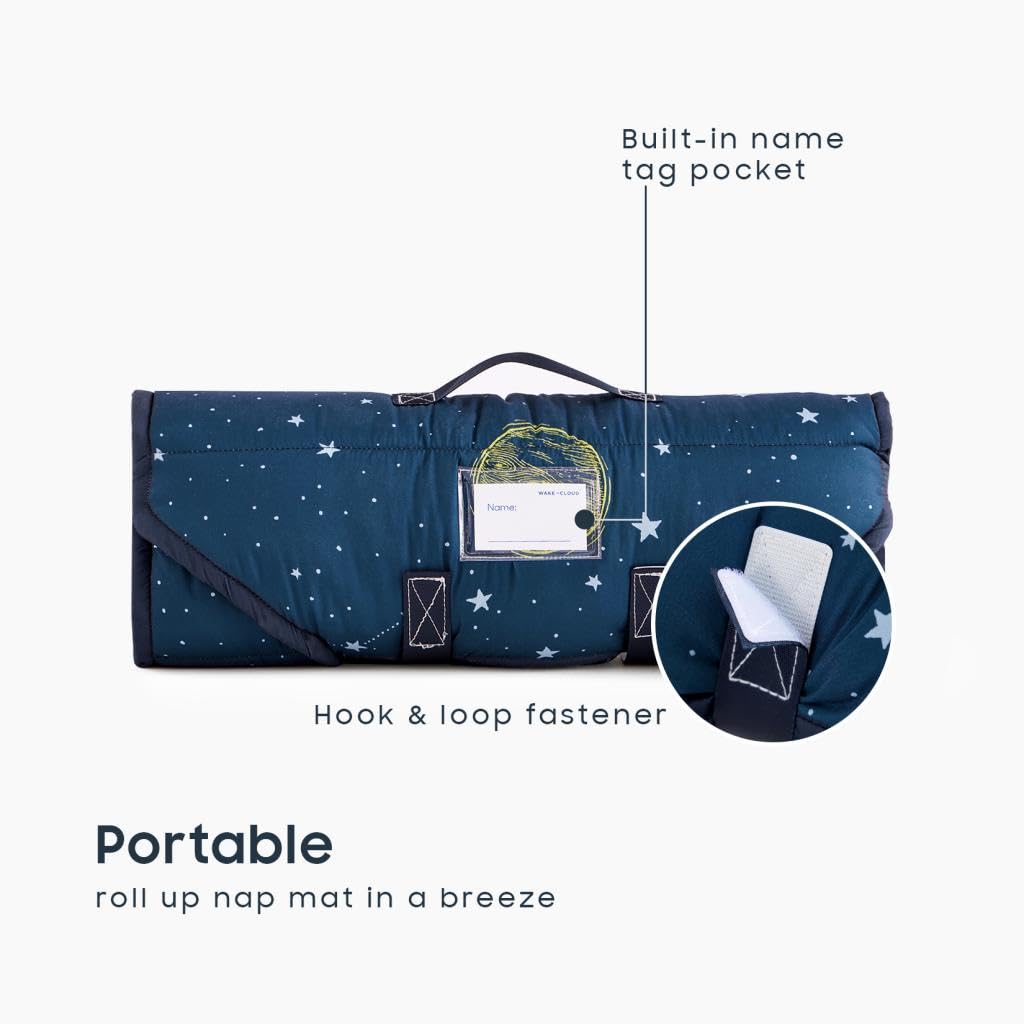 Wake In Cloud nap mat detachable pillow enables quick washing and fresh rest