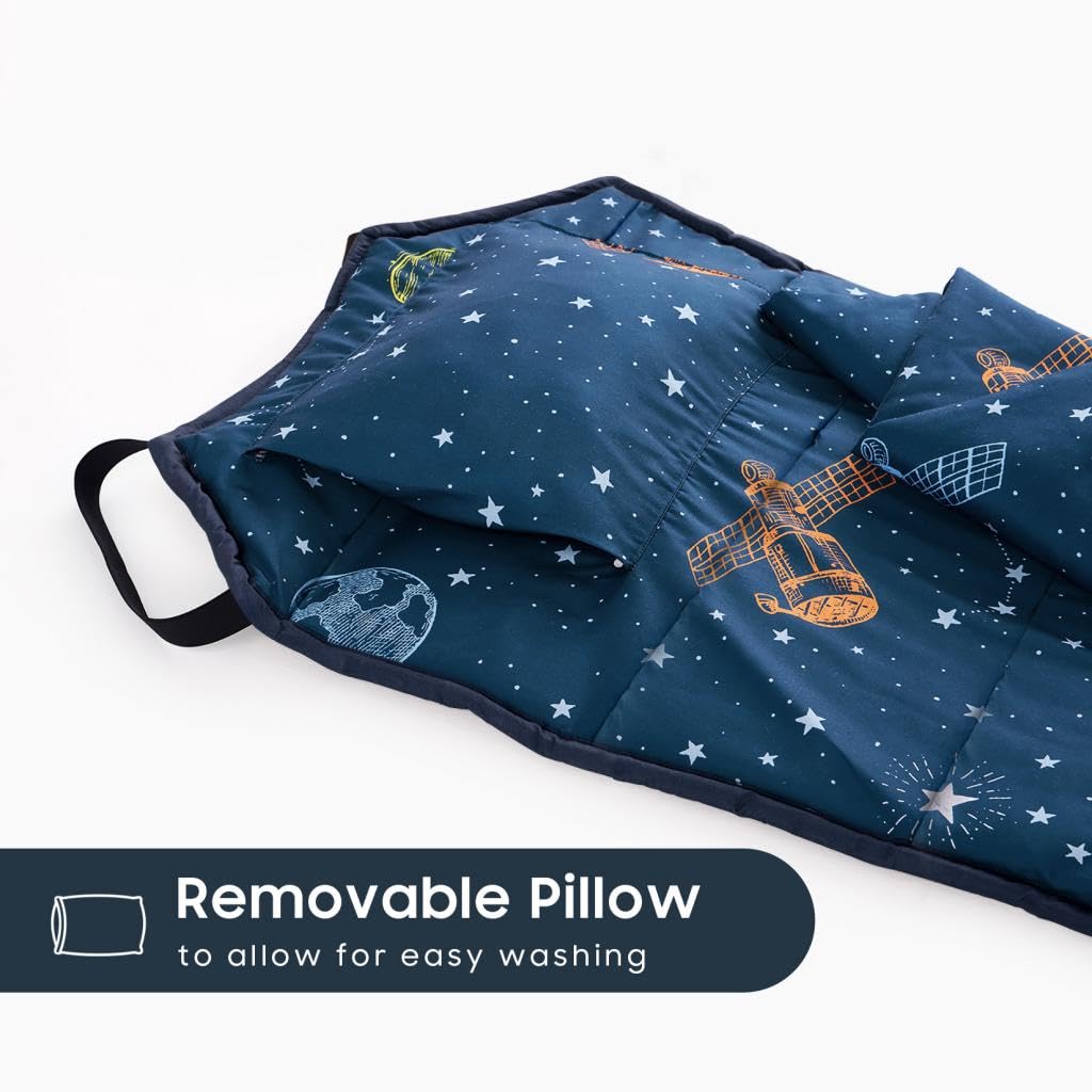 Wake In Cloud nap mat machine-washable microfiber keeps softness daily