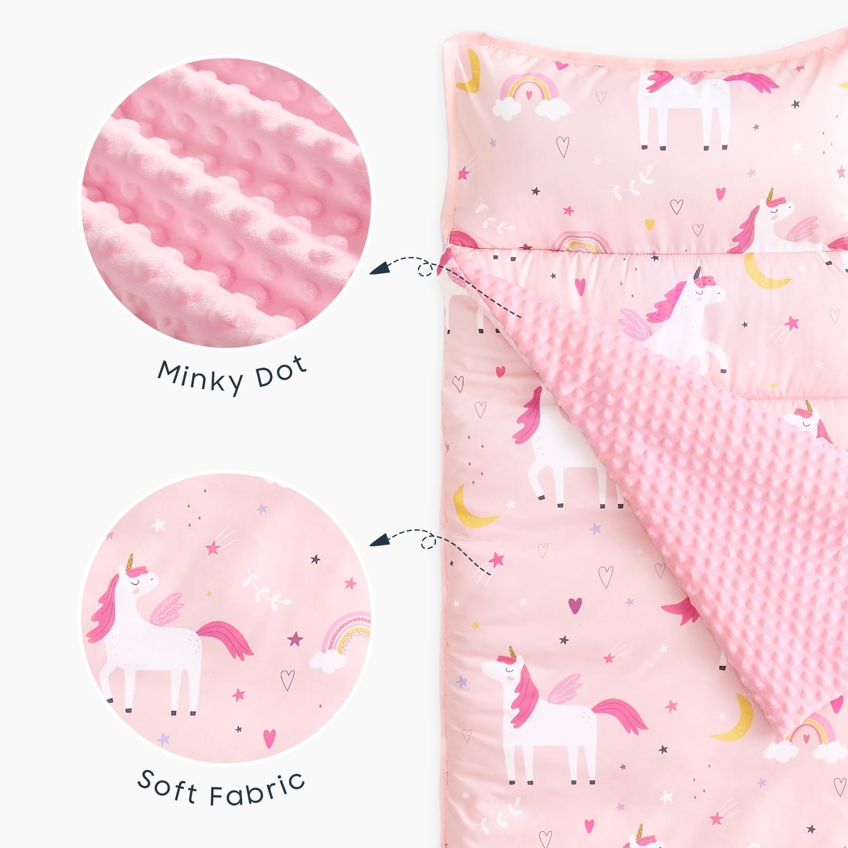 Wake In Cloud machine-washable nap mat for easy care and maintenance