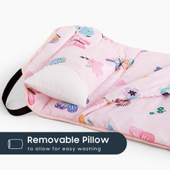 Wake In Cloud nap mat with name card for simple belongings ID