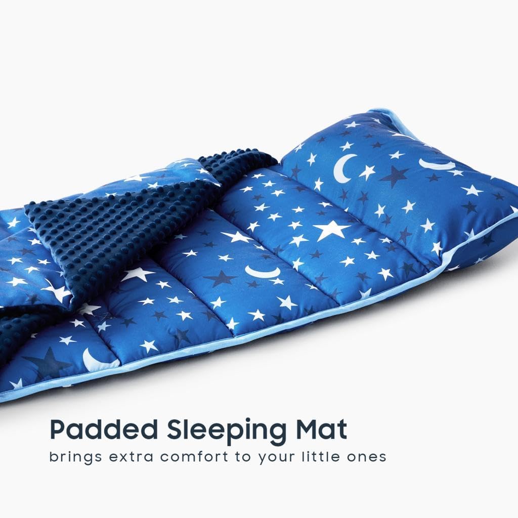 Wake In Cloud nap mat name cards assist quick classroom identification.