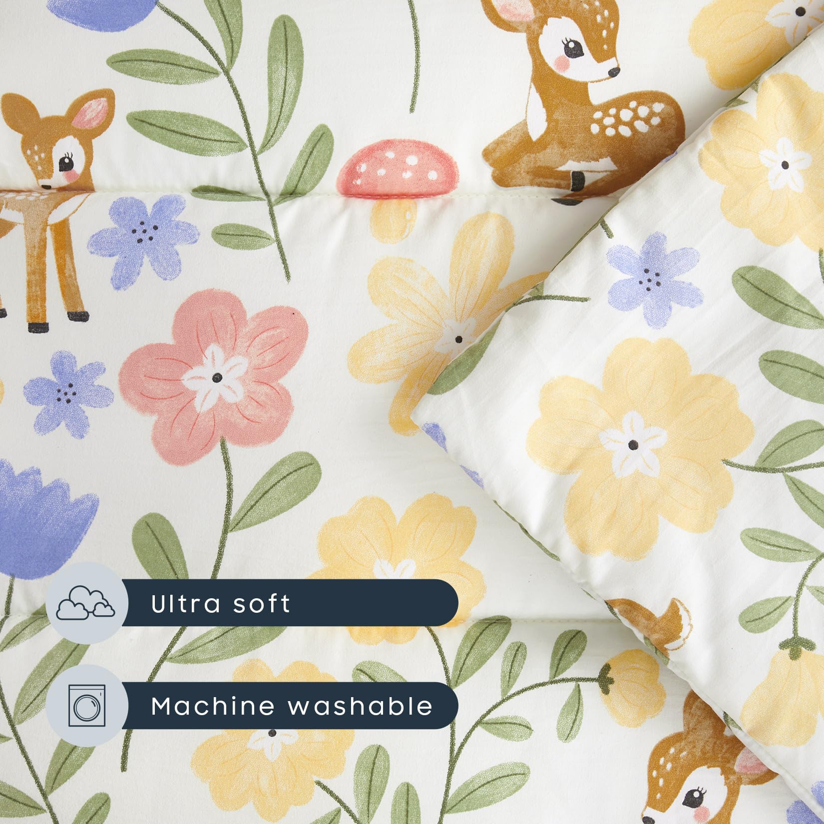 Wake In Cloud mat includes name cards for kid identification