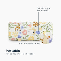 Wake In Cloud nap mat pillow is removable for quick cleaning