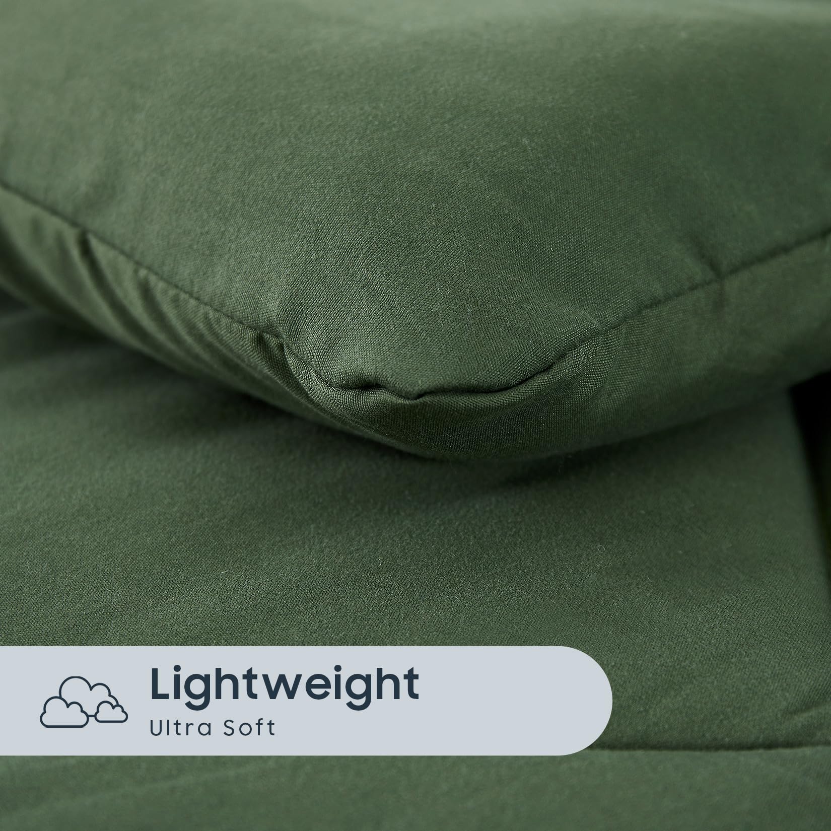 Wake In Cloud olive-green room scene conveys calm, kid-friendly vibe