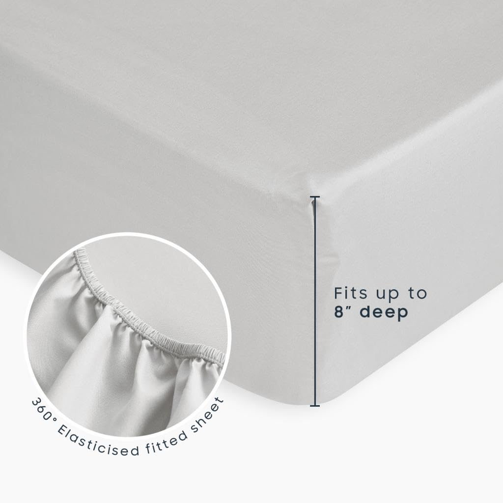 Wake In Cloud pillowcase stitching detail reinforces durability for daily use.