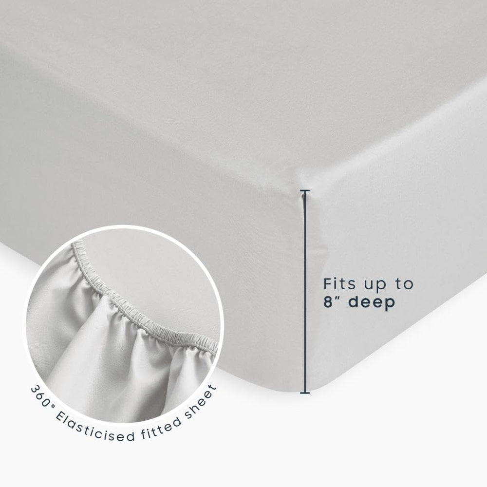 Wake In Cloud pillowcase stitching detail reinforces durability for daily use.