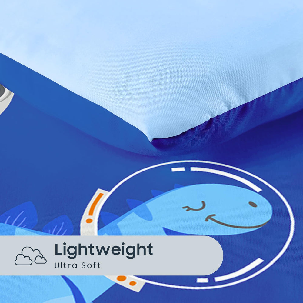 Wake In Cloud space-dinosaur design image in a kid’s room sparking imagination at bedtime