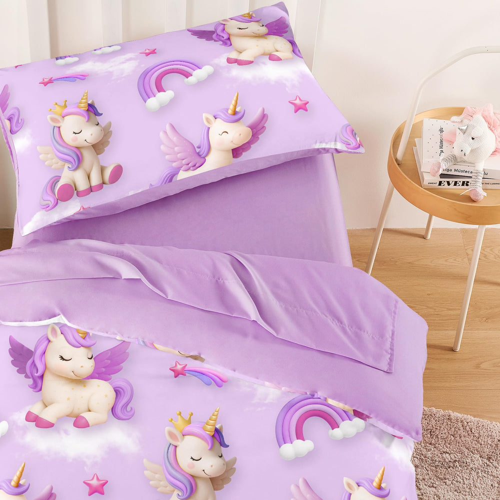Wake In Cloud comforter close-up shows soft microfiber for year-round warmth.
