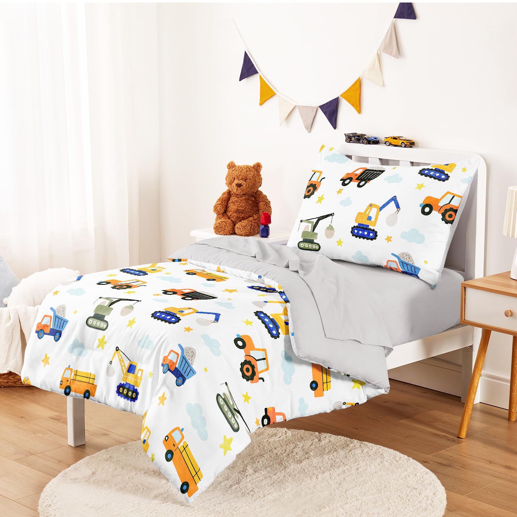 Wake In Cloud flat sheet 45x60 ready for easy all season comfort