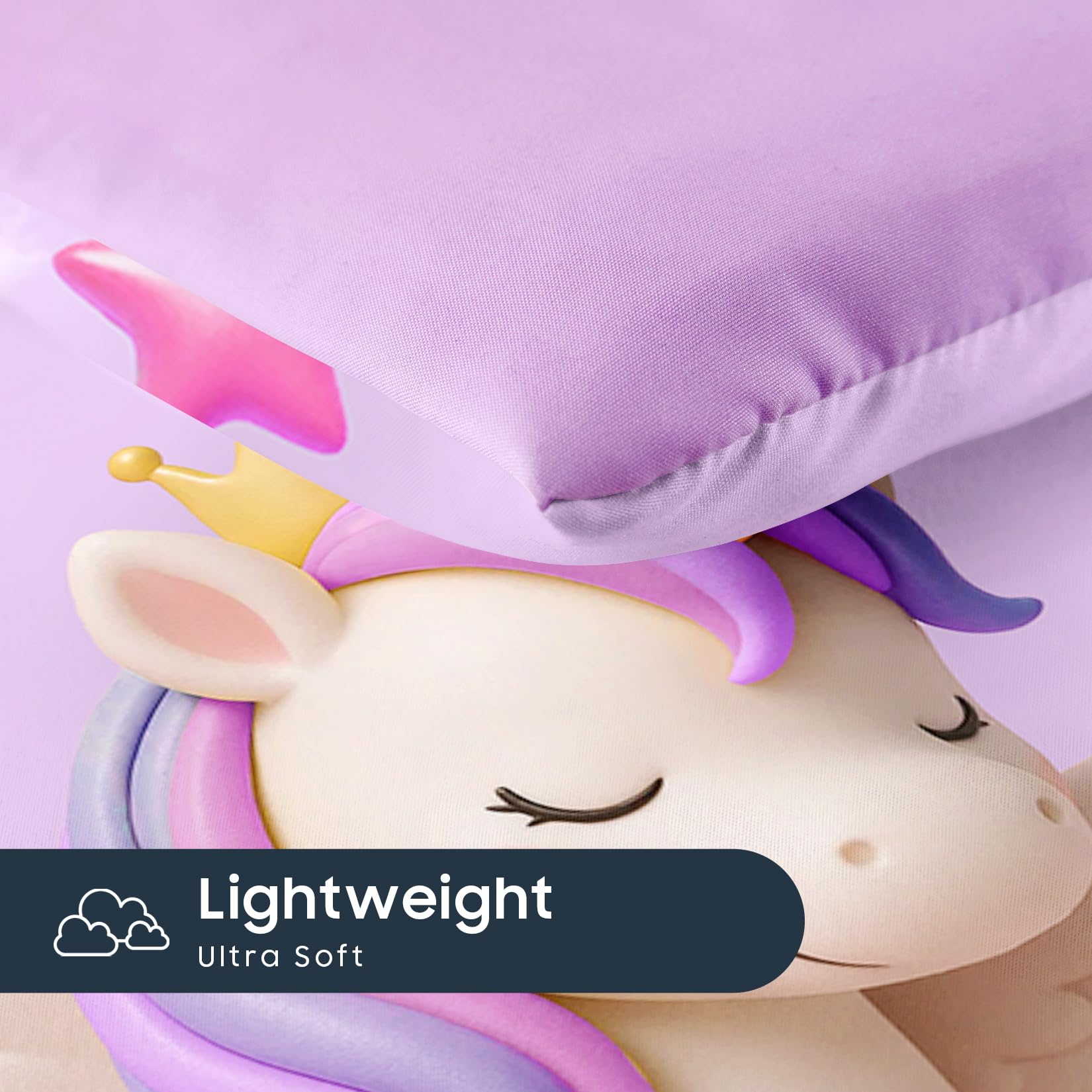 Wake In Cloud pillowcase dream scene highlights gentle softness for kids.