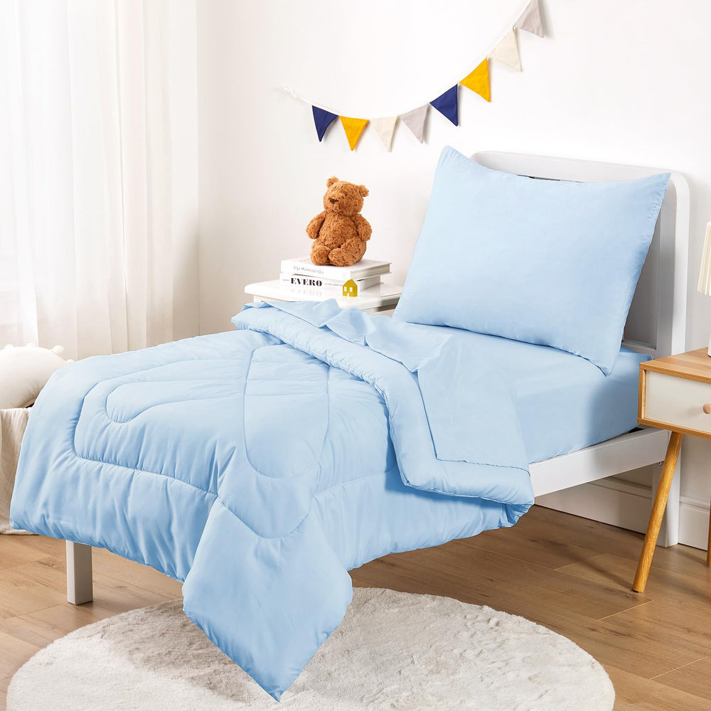 Wake In Cloud toddler bedding pillowcase for gentle bedtime comfort.