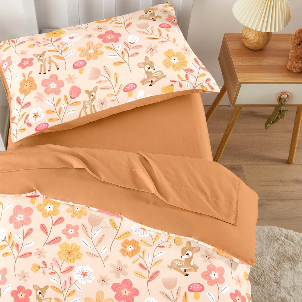 Wake In Cloud pillowcase pairs with the 4-piece set to keep pillows clean and comfy.