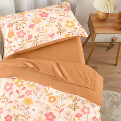 Wake In Cloud pillowcase pairs with the 4-piece set to keep pillows clean and comfy.