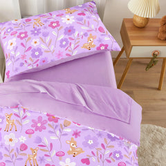 Wake In Cloud sheets closeup reveals smooth fabric and pattern.