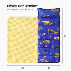 Wake In Cloud toddler nap mat pillow removable for easy cleaning.