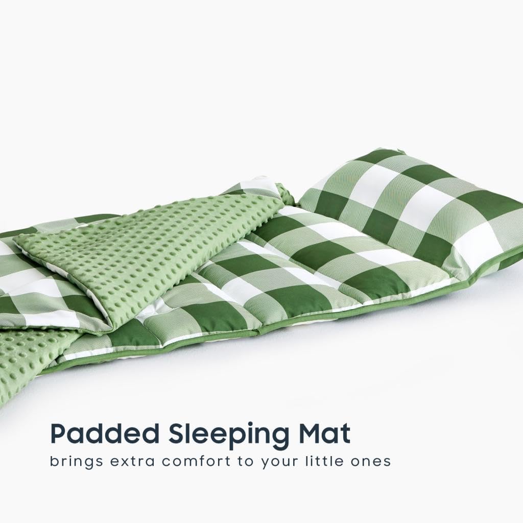 Wake In Cloud integrated name cards—helps identify mats at daycare or preschool.