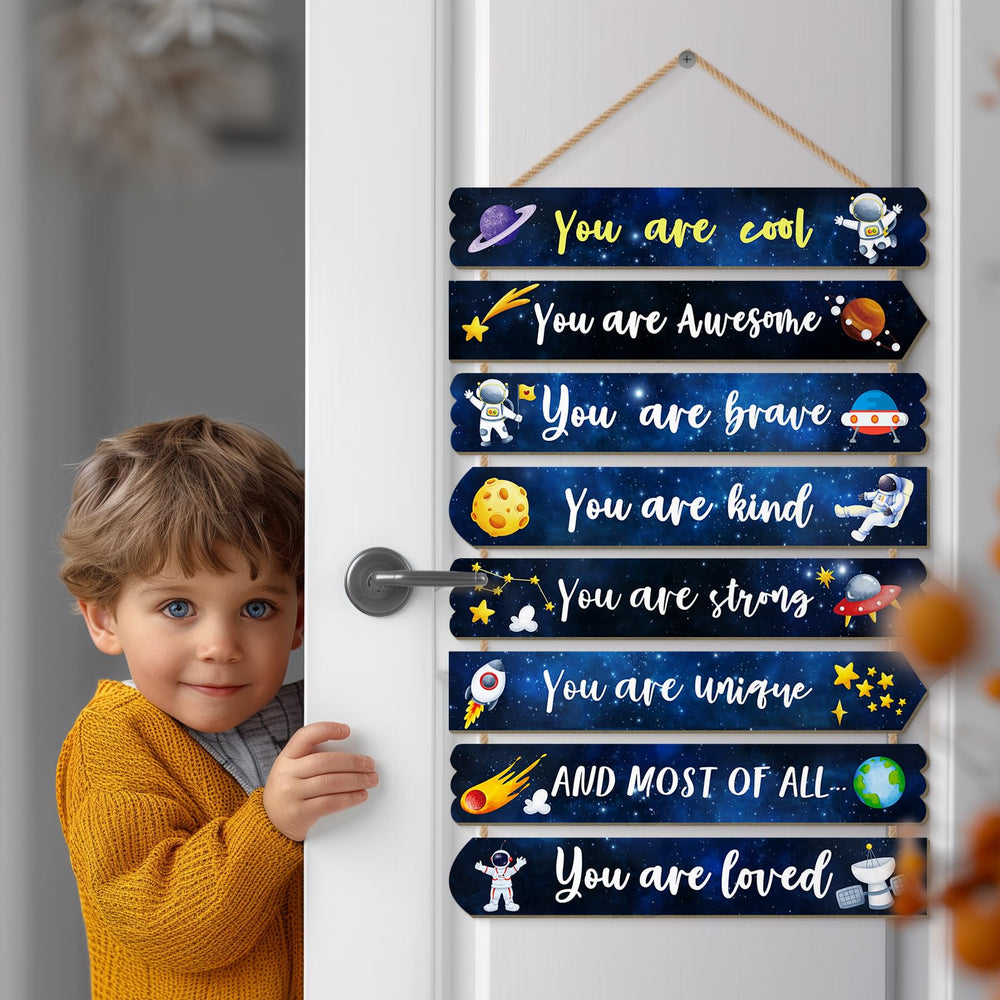 WAKOSAN Interstellar nursery setup fits playrooms and bedrooms with charm.