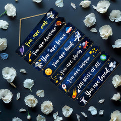 WAKOSAN Interstellar starry sky pattern highlights a calm, imaginative space.